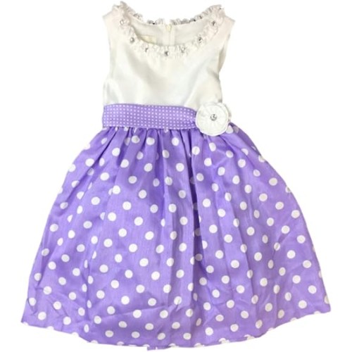 American-Princess-Girls-Purple-Polka-Dot-Rhinestone-Party-Dress